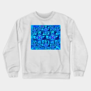 Diamonds - blue diamond precious stone Crewneck Sweatshirt